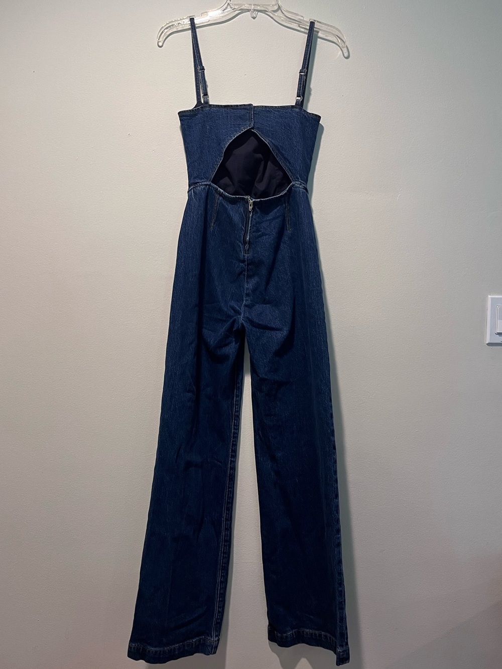 Reformation Daphne Wide-Leg Denim Jumpsuit - Picture 7 of 11